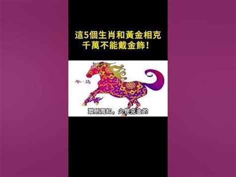 不適合戴金飾的生肖|生肖兔、馬，小心佩戴黃金招是非 